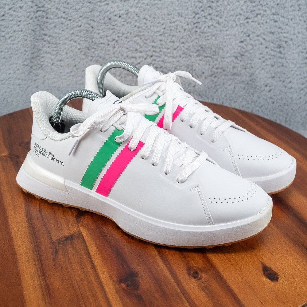 G/Fore Fore Stripe G.112 Golf Shoe ⛳️ Ladies 9.5 ⛳️ White Pink Green 2026